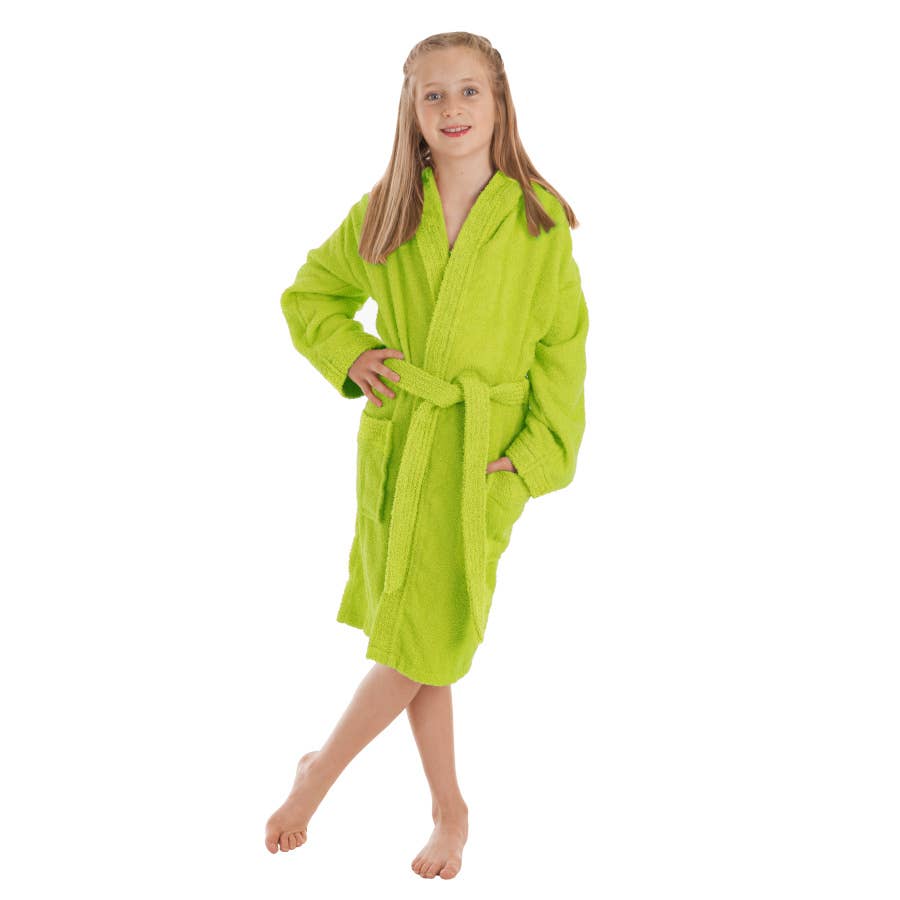 Textiles Europeos Sierra – Großhandel Bademantel – Kinder – Einfarbiger Kinderbademantel7