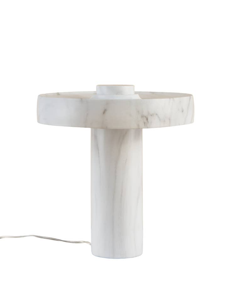 OGS-TL372 Table Lamp WHITE RESIN for wholesale by The Art of Creating Inc