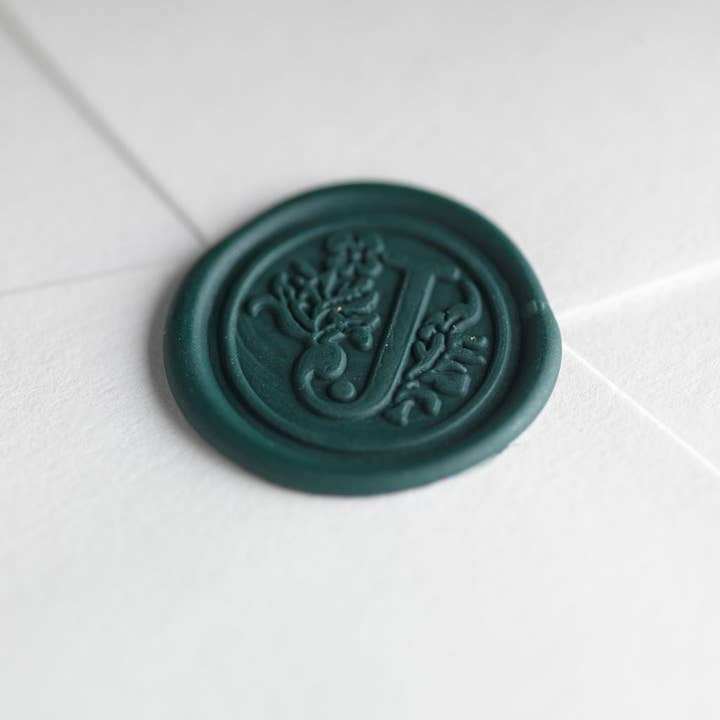 Wax Stamp - J for wholesale by Zetta Florence