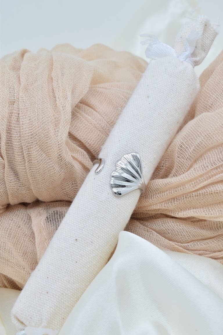 Kapyco - Wholesale Band/Stacked Ring - Ginkgo leaf ring in stainless steel - BG3102712