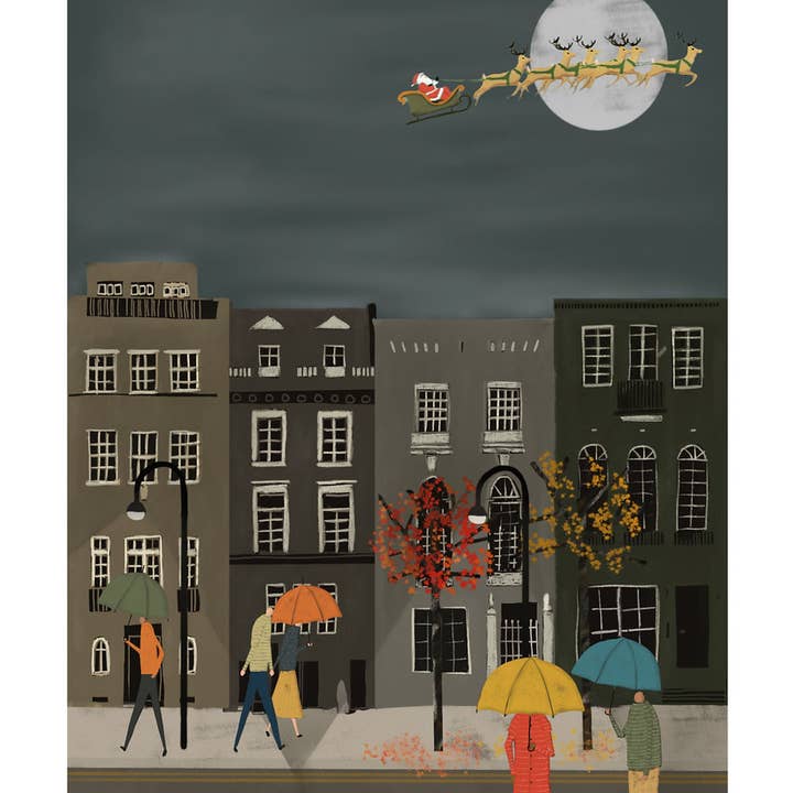 Biglietto di Natale Passeggiata di Natale per la vendita all'ingrosso da parte di Not at all Jack