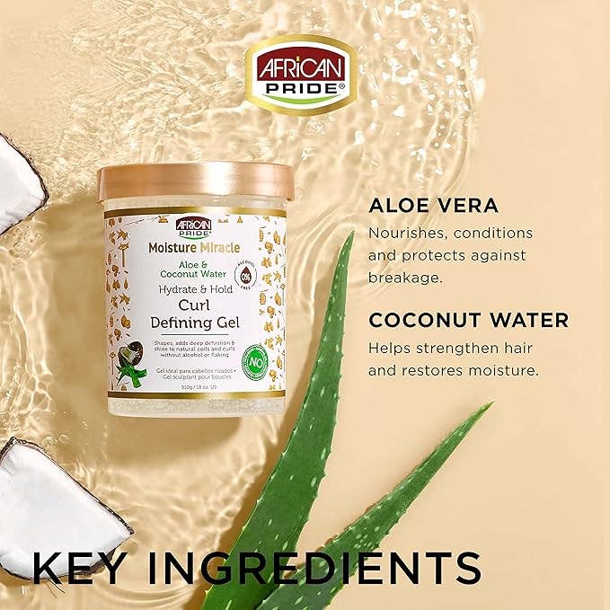 II Sisters Beauty Supply - Wholesale Hair Styling Gel/Mousse - African Pride Moisture Hydrate Curl Defining Gel 18 oz1