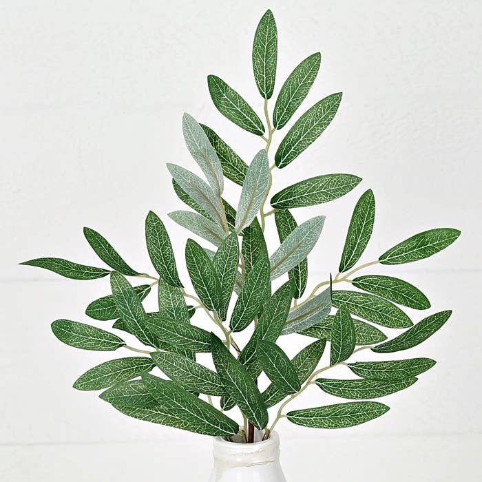 Holiday Depot Inc. - Wholesale Artificial Plant - 31266- 15in Pick-Olive Leaves-3