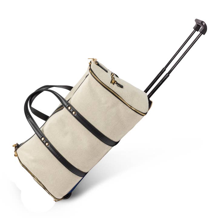 Kendall Country - Wholesale Weekender Bag - Women's - Rolling Convertible Garment Duffel - Pebble