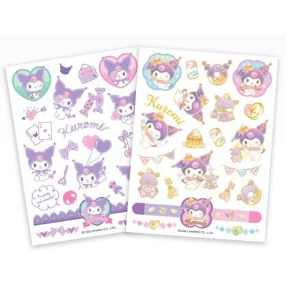K-Wonderland - Wholesale Temporary Tattoo - Kids - Sanrio Tattoo Sticker / Kuromi/ My Melody5