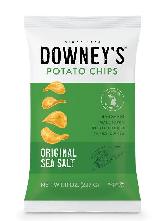 ORIGINAL SEA SALT KETTLE CHIPS for wholesale by Downey's Potato Chips