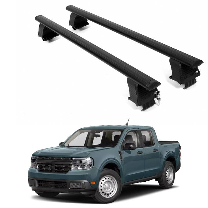 ERKUL Roof Rack Crossbars For FORD MAVERICK 2022-2026 Naked Roof Aluminum Black for wholesale by Erkul Auto USA