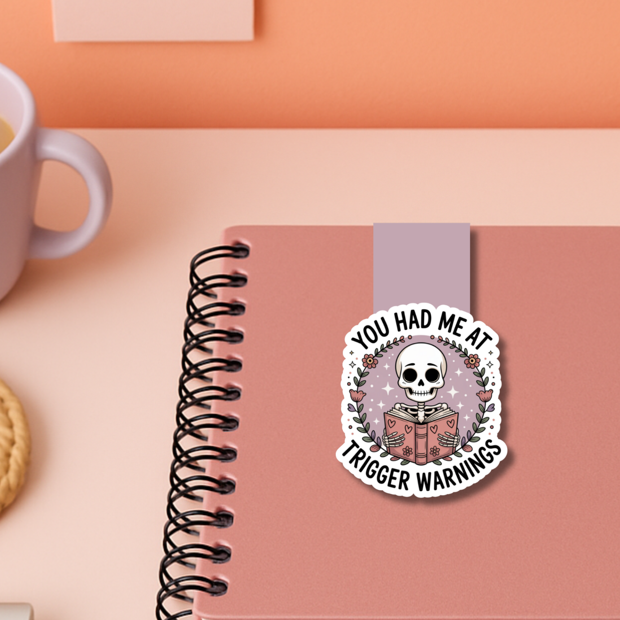 Auburn Row Design - Wholesale Bookmark - You Had Me at Trigger Warnings Magnetic Bookmark3