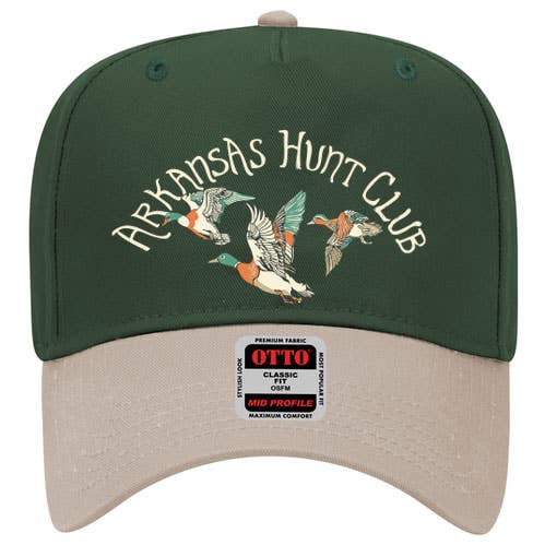 LivyLu - Vente Casquette de baseball – unisexe - Casquette de baseball brodée vert/kaki Arkansas Hunt Club5