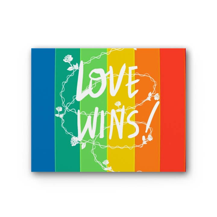 Love Wins Premium Tela Esticada por atacado de IAKAM