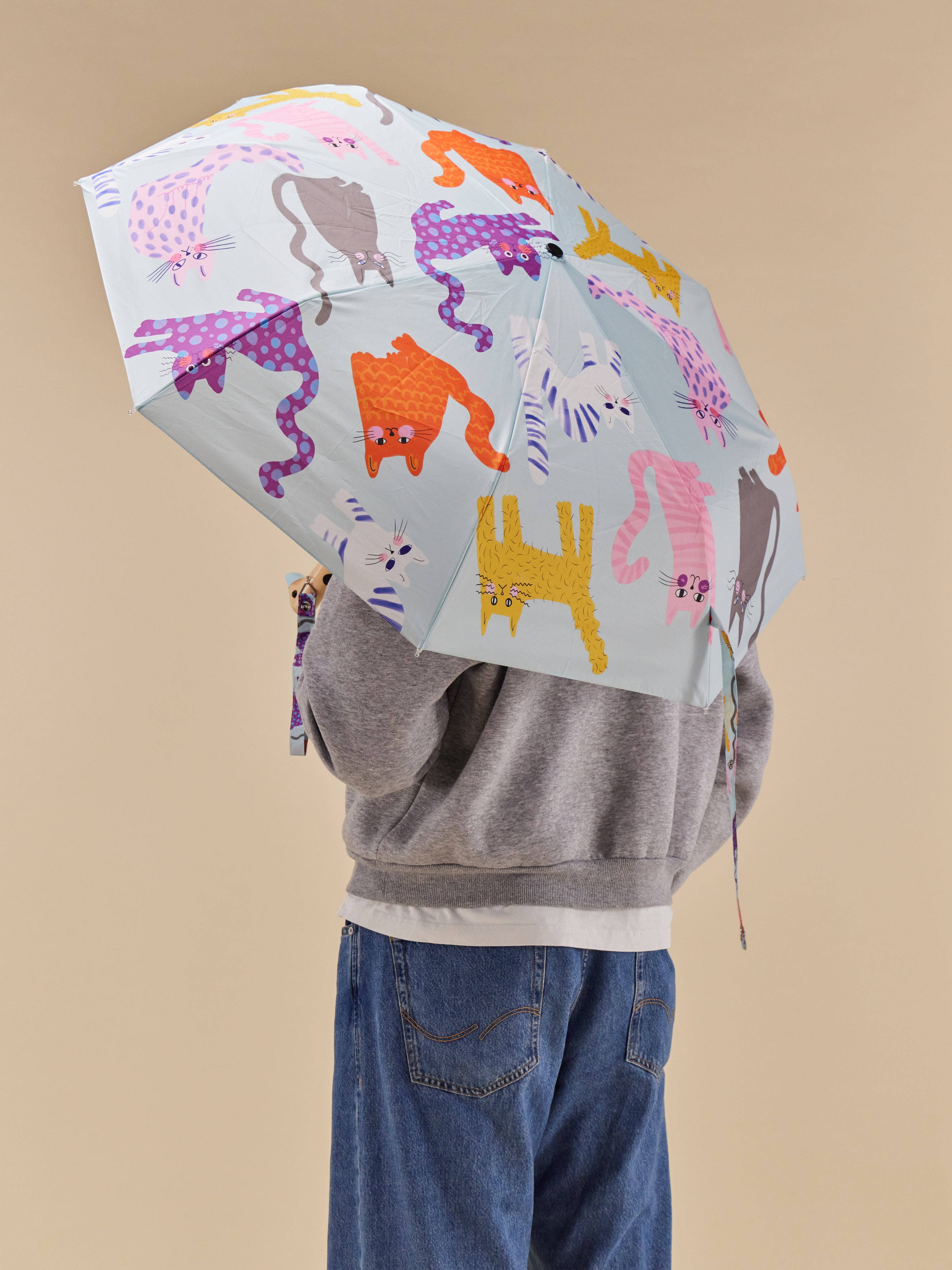 Original Duckhead EU - Wholesale Umbrella - Unisex - Print! Ice Arty Cats Eco-Friendly Duck Umbrella1