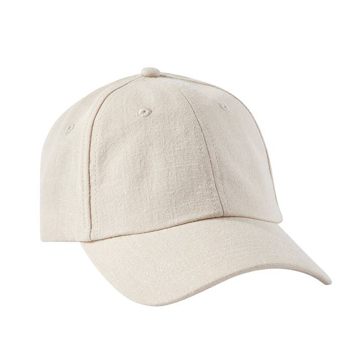 Casquette de baseball en lin neutre, 2 pièces pour la vente par Charlie Paige
