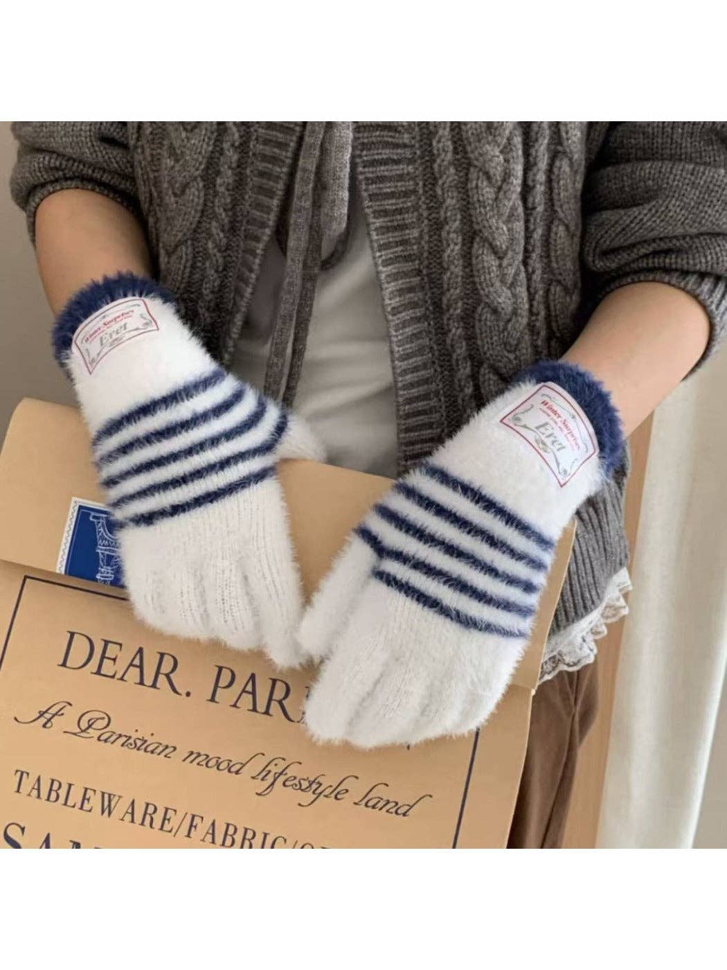 Funkyrel® Atzbranding Limited - Wholesale Gloves - Women's - Gloving - Women’s Touchscreen Stripe Gloves7