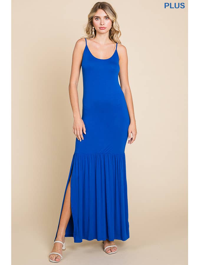 Culture Code - Wholesale Dress - Women's - CAD1036X - CAMI MAXI DRESS OPEN SLIT23