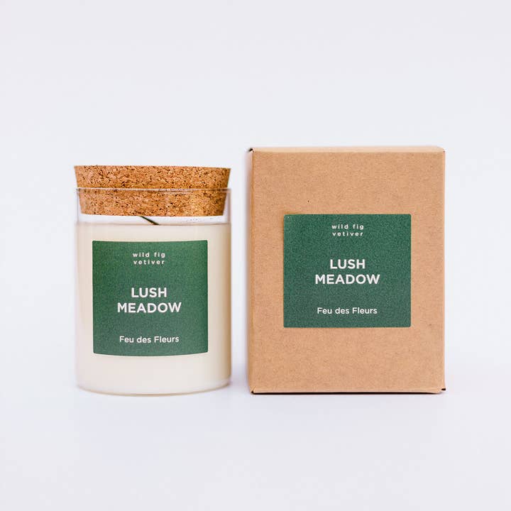 Feu des Fleurs – wholesale Jar/filled candle – Candle Lush Meadow - 320gr