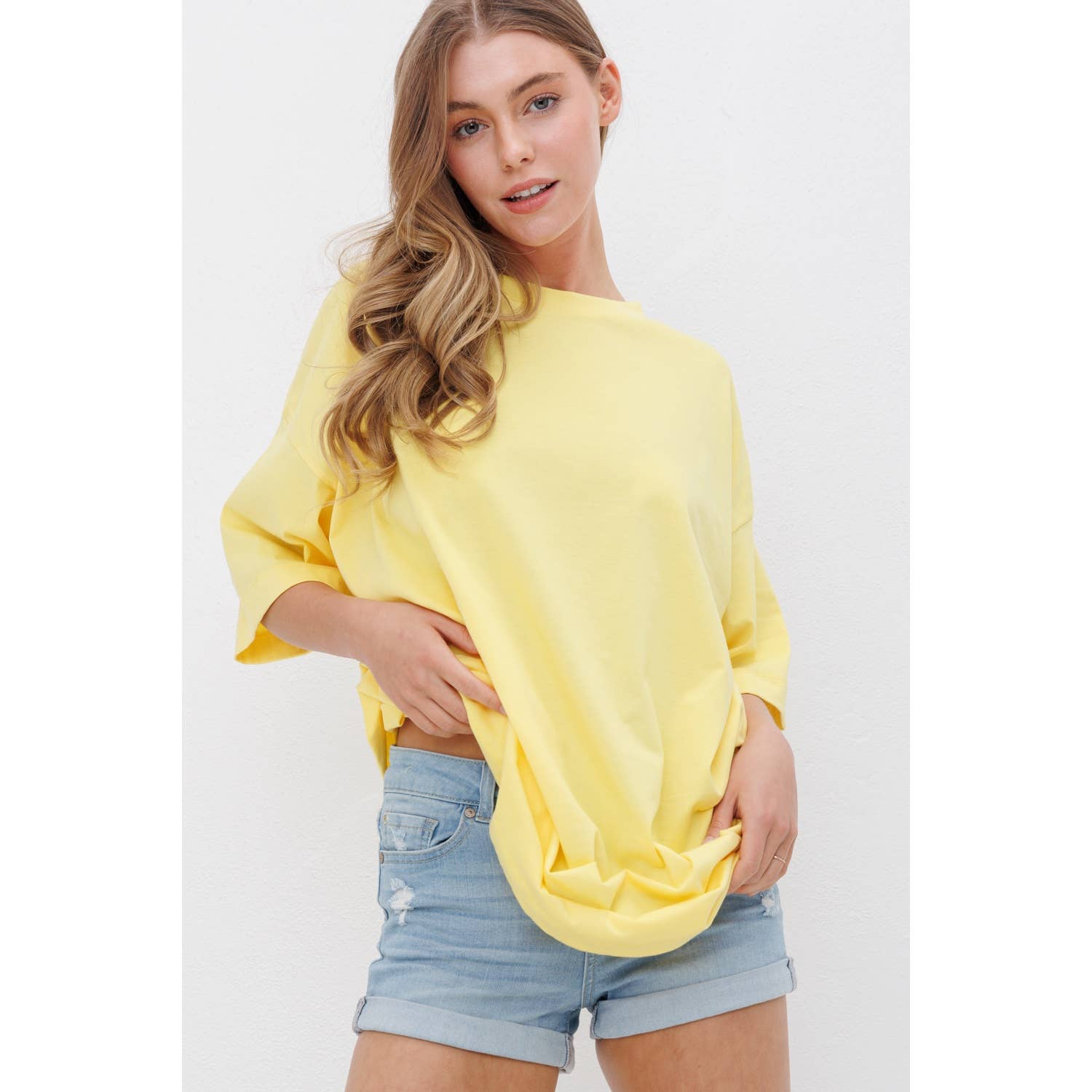 Sweet Generis - Wholesale Knit top – Women's - OVERSIZE KNIT TEE SHIRT3