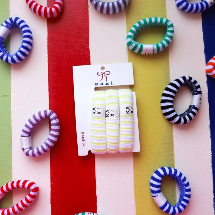 KAXI - Wholesale Hair tie - STRIPED KAXI HIGH INTENSI'TIES3