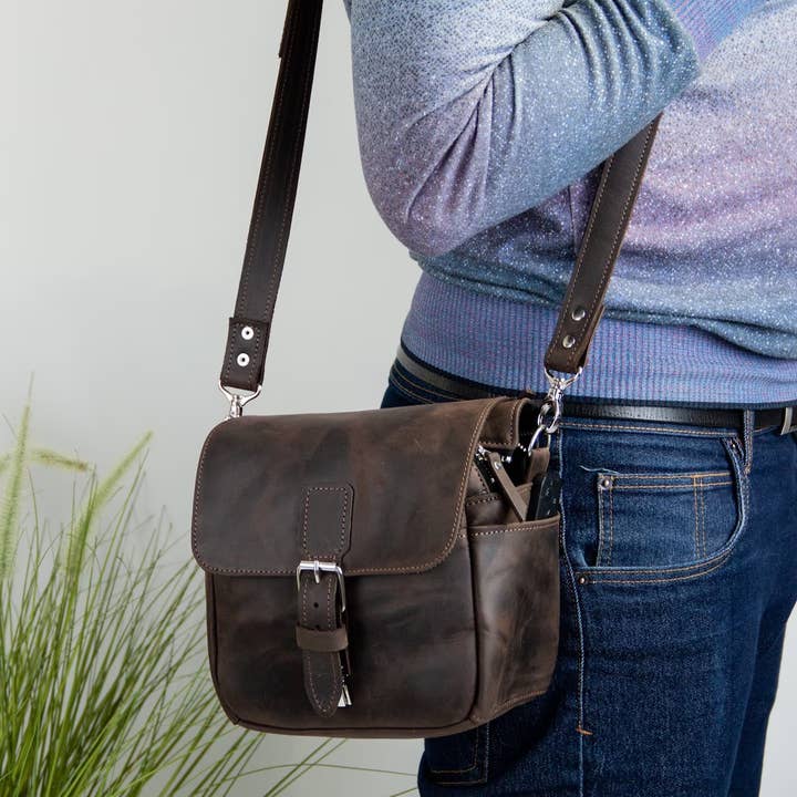 Pikore - Wholesale Crossbody Bag - Men's - Leather Camera Bag 0