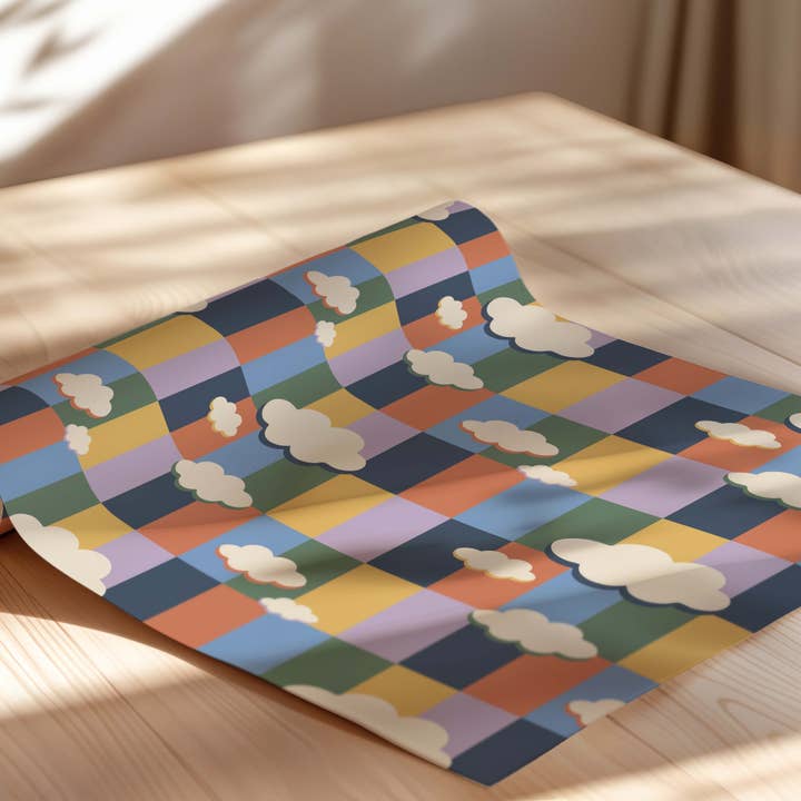 Katiebird Prints - Wholesale Wrapping Paper Roll - Wanderlust Retro Eco-Friendly Colorful Gift Wrap5