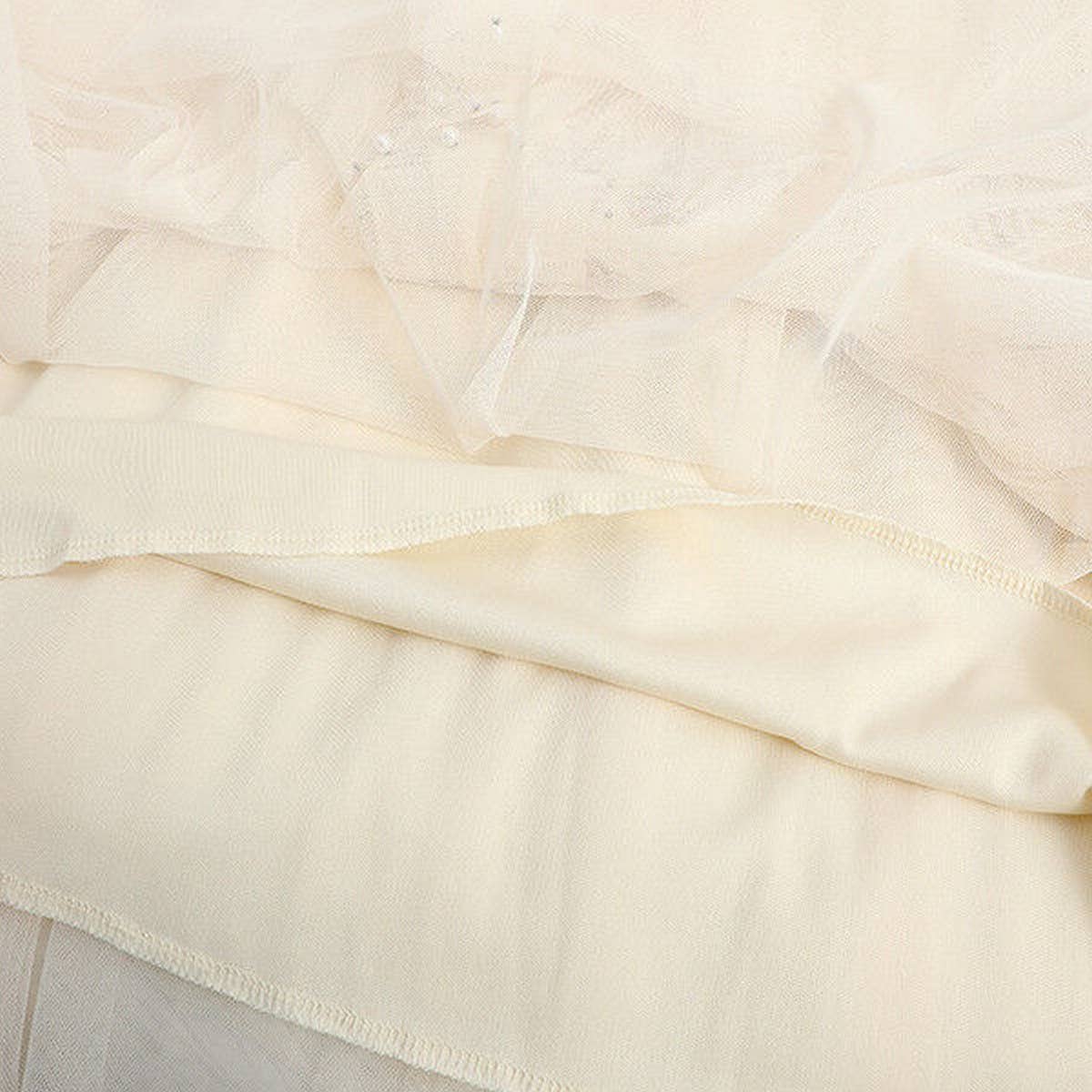 ACCITY - Wholesale Skirt - Women's - BEADED MESH PLEATED SKIRT A LINE TULLE SKIRT_CWBLS039820