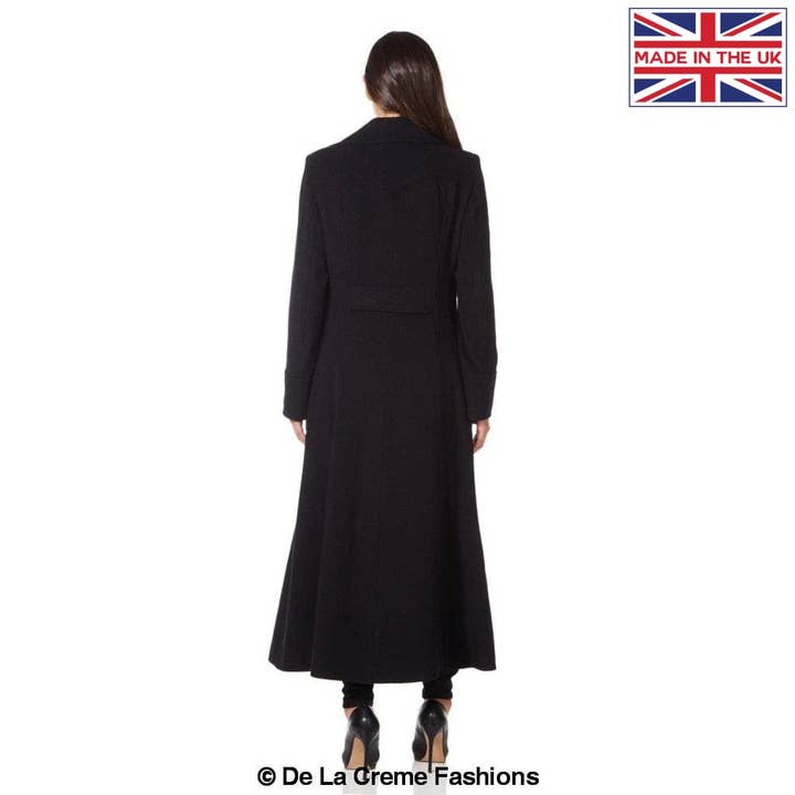 De La Creme Fashions – wholesale Coat – Women’s – Womens Wool and Cashmere Blend Double Breasted Maxi Coat1