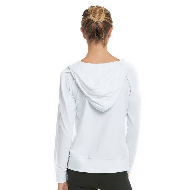 Sensibling Corp. - Wholesale Hoodie - Women's - 3PCS - Solid Thin Zip Up Hoodie Jackets