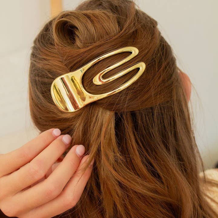 Shop Andi - Wholesale Hair Clip - Women's - Ember Flat Claw Clip1