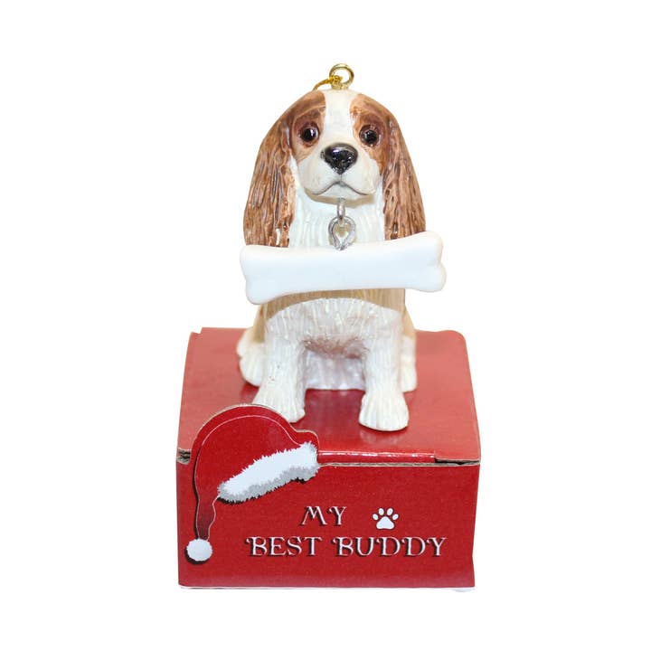 Cavalier King Charles Hunde-Knochenverzierung für den Großhandel von E&S Pets