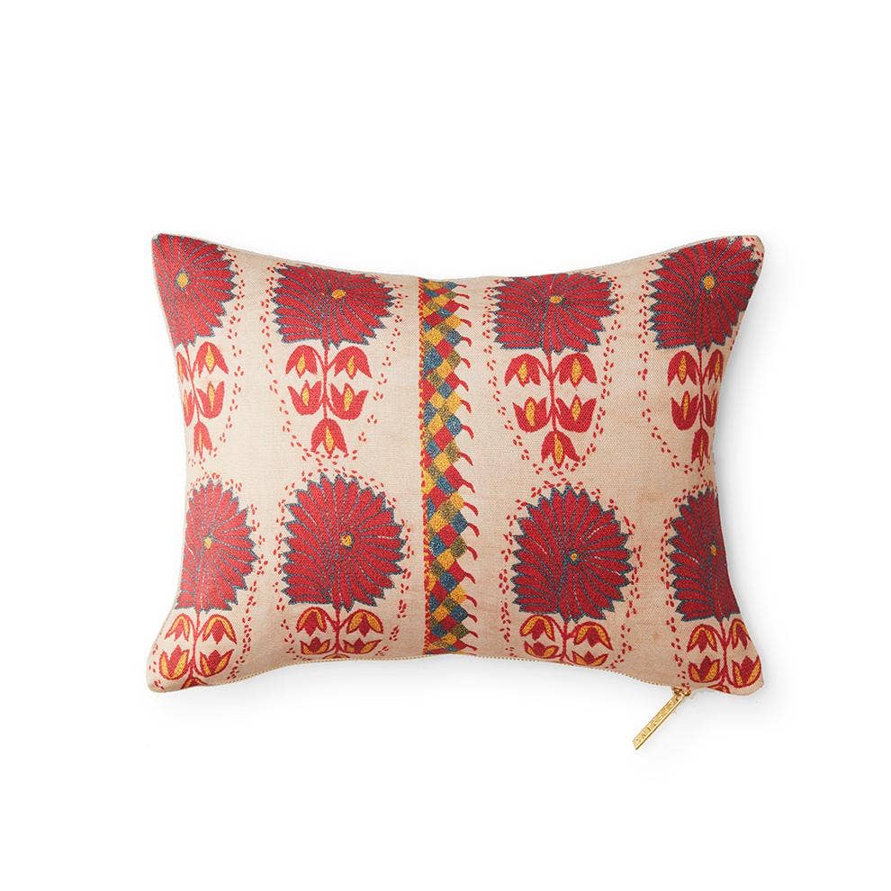 St. Frank - Wholesale Throw/Decorative Pillow - Fuchsia Daisy Suzani Pillow3