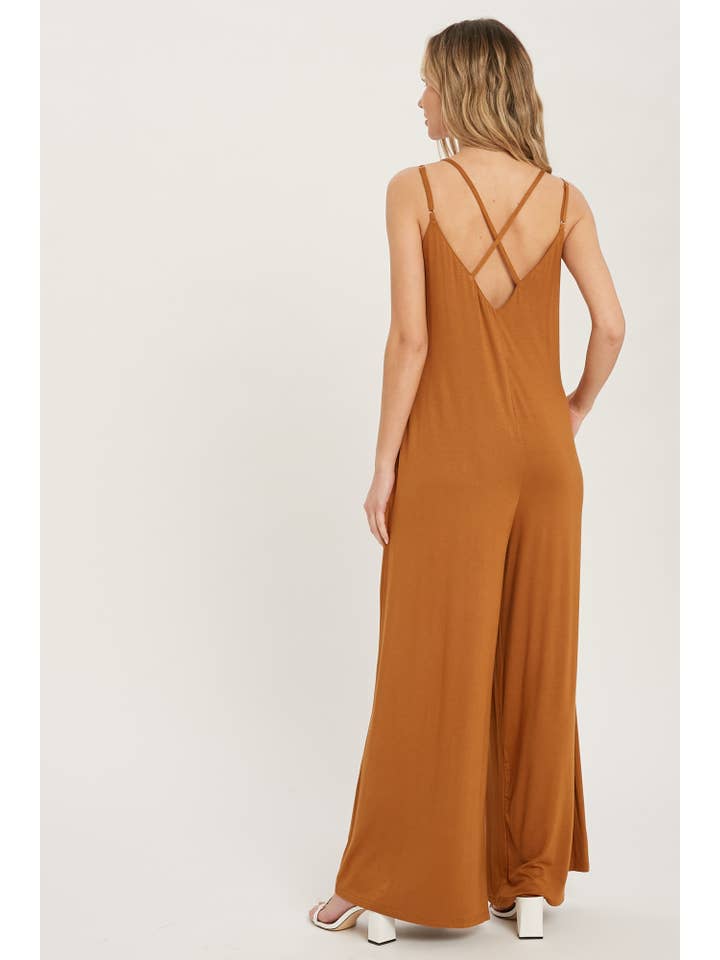 Bluivy - Wholesale Jumpsuit - Women's - CRISS-CROSS BACK WIDE LEG JUMPSUIT28
