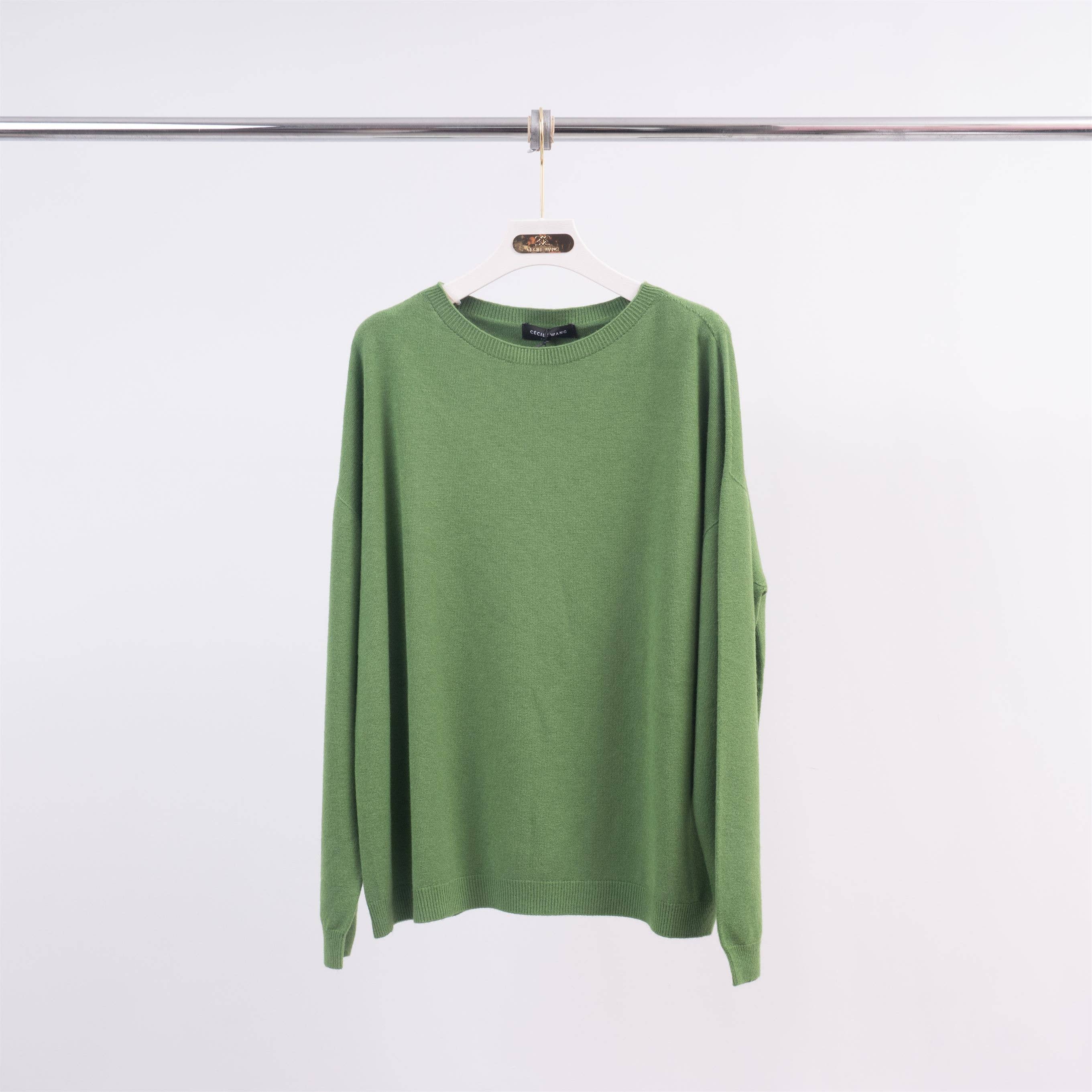 Cecile Wang - Wholesale Knit Sweater - Women's - Basic round neck sweater 520392