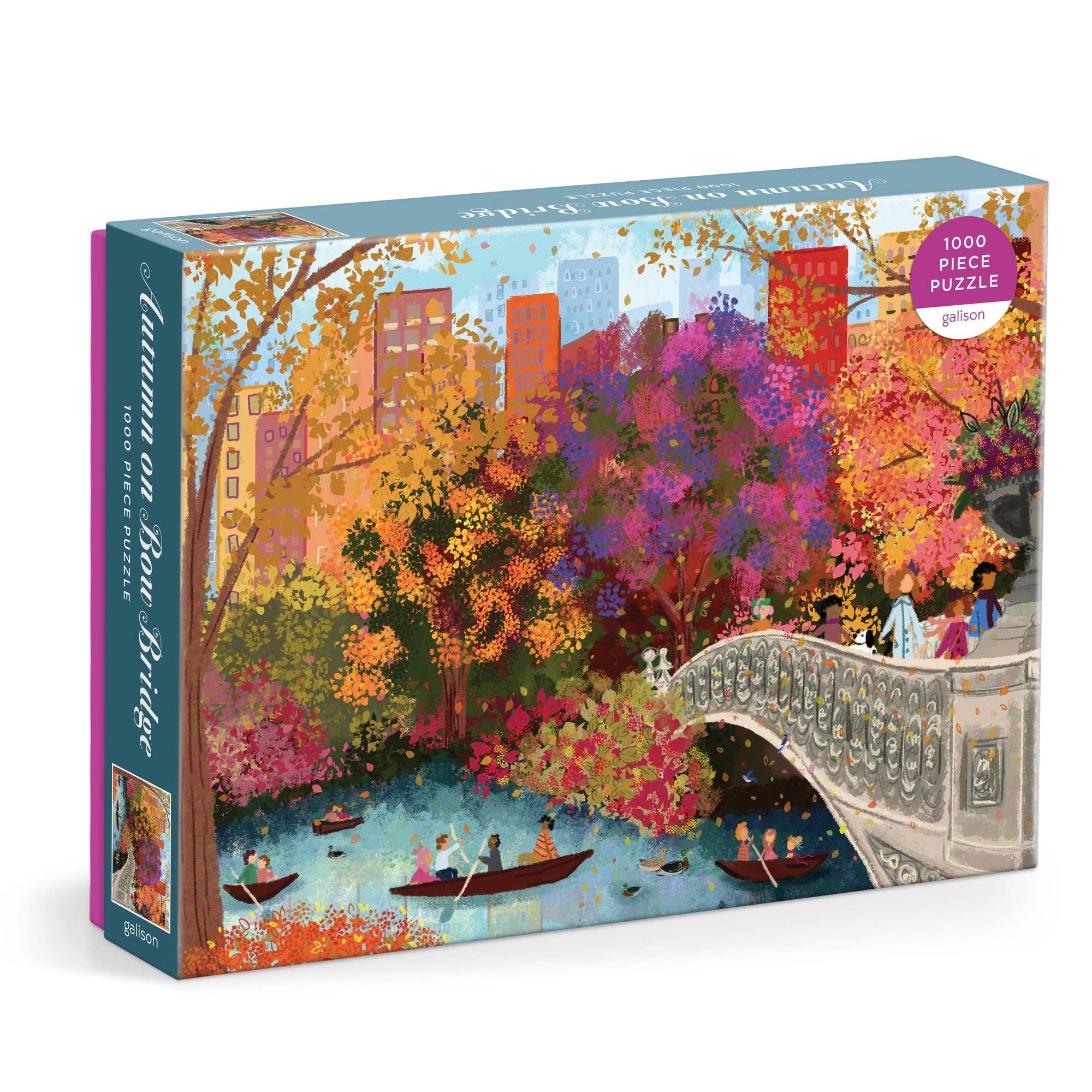 Chronicle Books - Wholesale Puzzle - Adult - Joy Laforme Autumn on Bow Bridge 1000 Piece Puzzle0