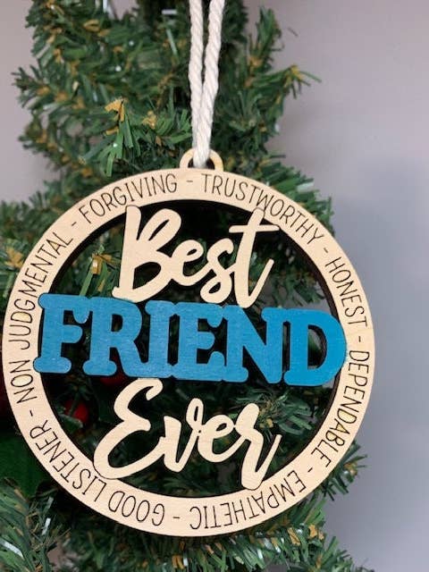 Ornamento do Melhor Amigo de Sempre por atacado de Ladybug Jane Gifts