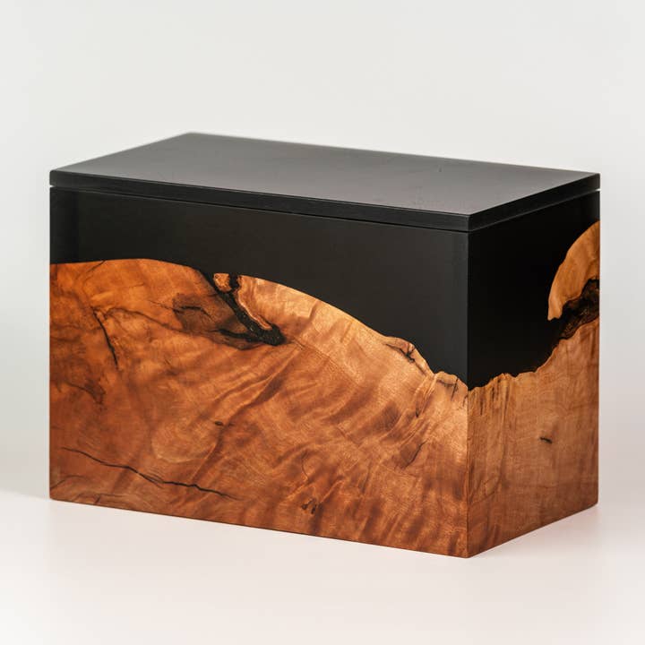 The Suar Keepsake Wood Urn - Urn 8 of 15 for wholesale by The Legacy Urn Company