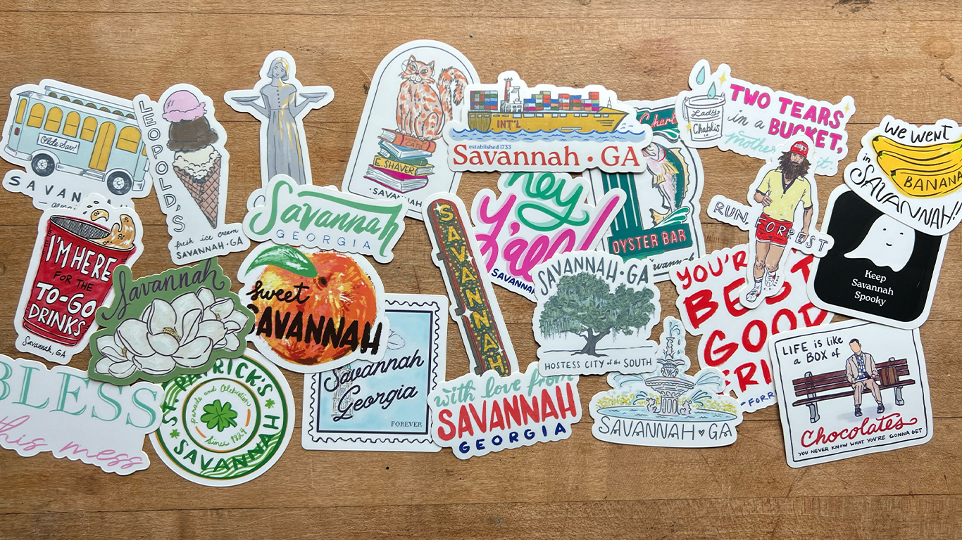 L. R. Fern - Wholesale Sticker - E. Shaver Savannah Sticker2