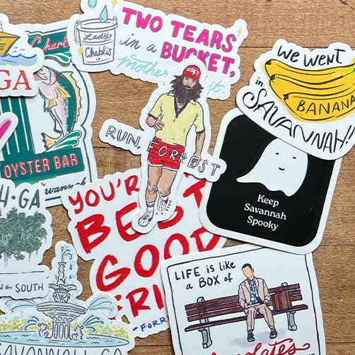 L. R. Fern - Wholesale Sticker - Went Bananas in Savannah Sticker2