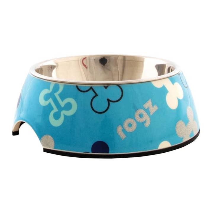 Rogz Trendy Blue Bowl M for wholesale by Pets One
