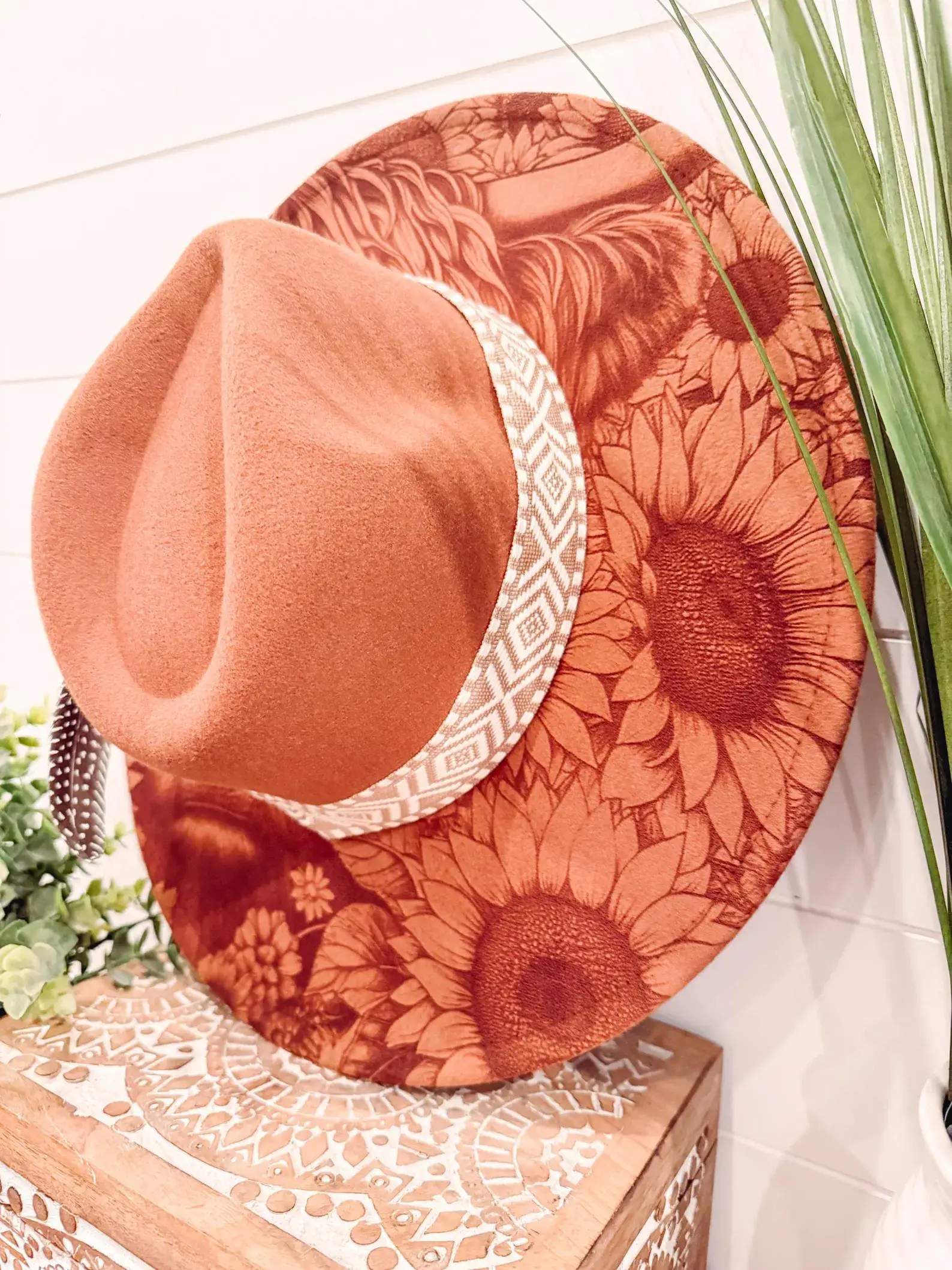 Willie & Dolly Designs - Wholesale Fedora - Women's - Engraved Highland Cow Hat5