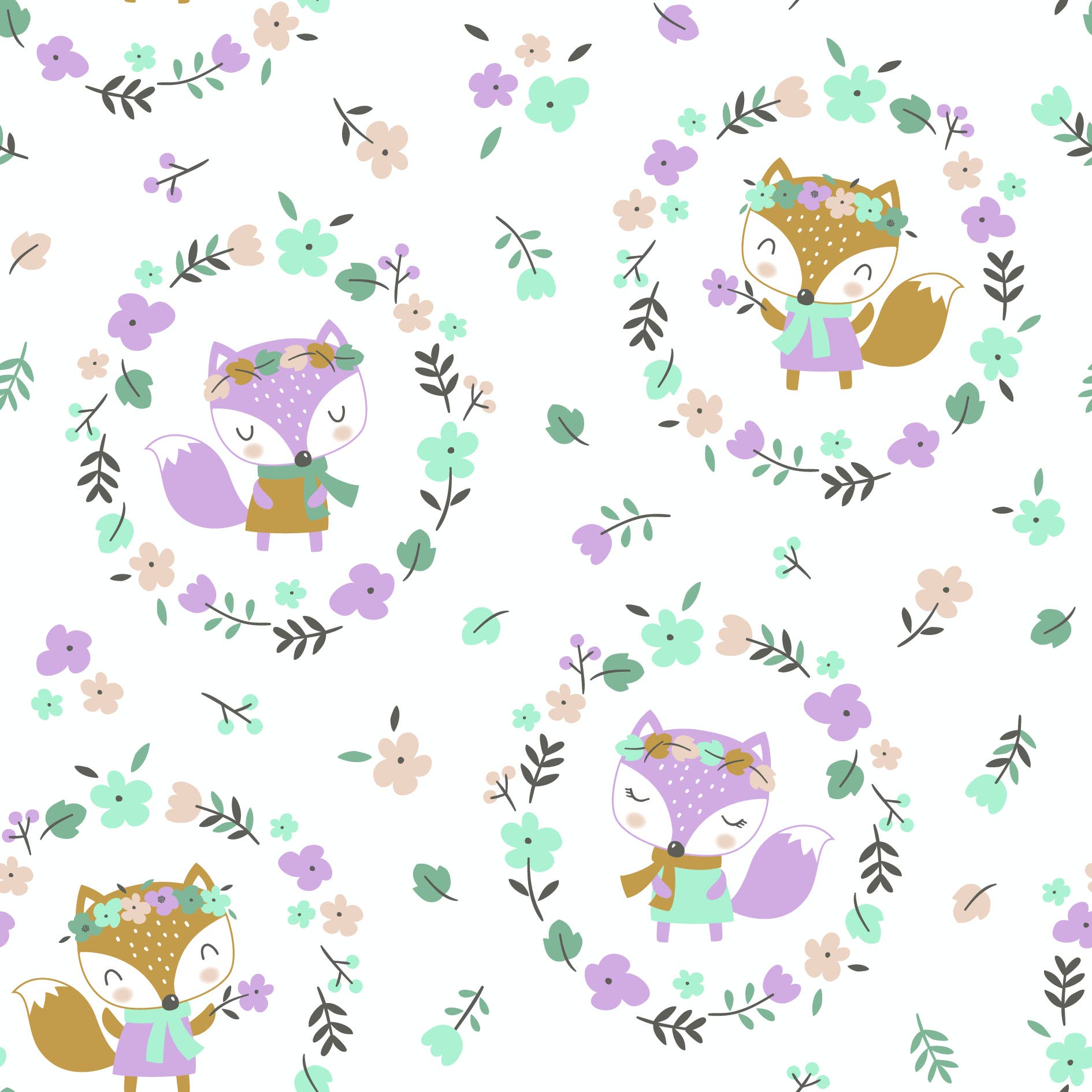 Cream Fleece and Flannel 2024-Autumn Vixen-Cream- Flannel for wholesale on Faire2