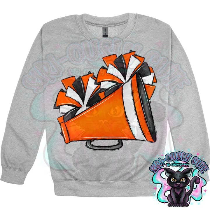 Cheer Poms And Megaphones Orange for wholesale by Siri-Ously Cute