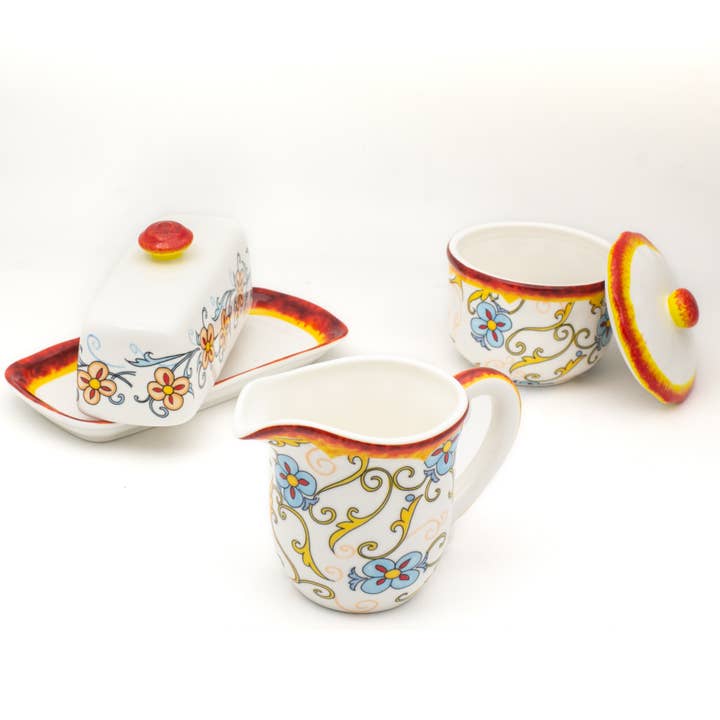 Euro Ceramica | ClayBarnHome - Wholesale Dinnerware Set - Duomo Breakfast Accessory Set