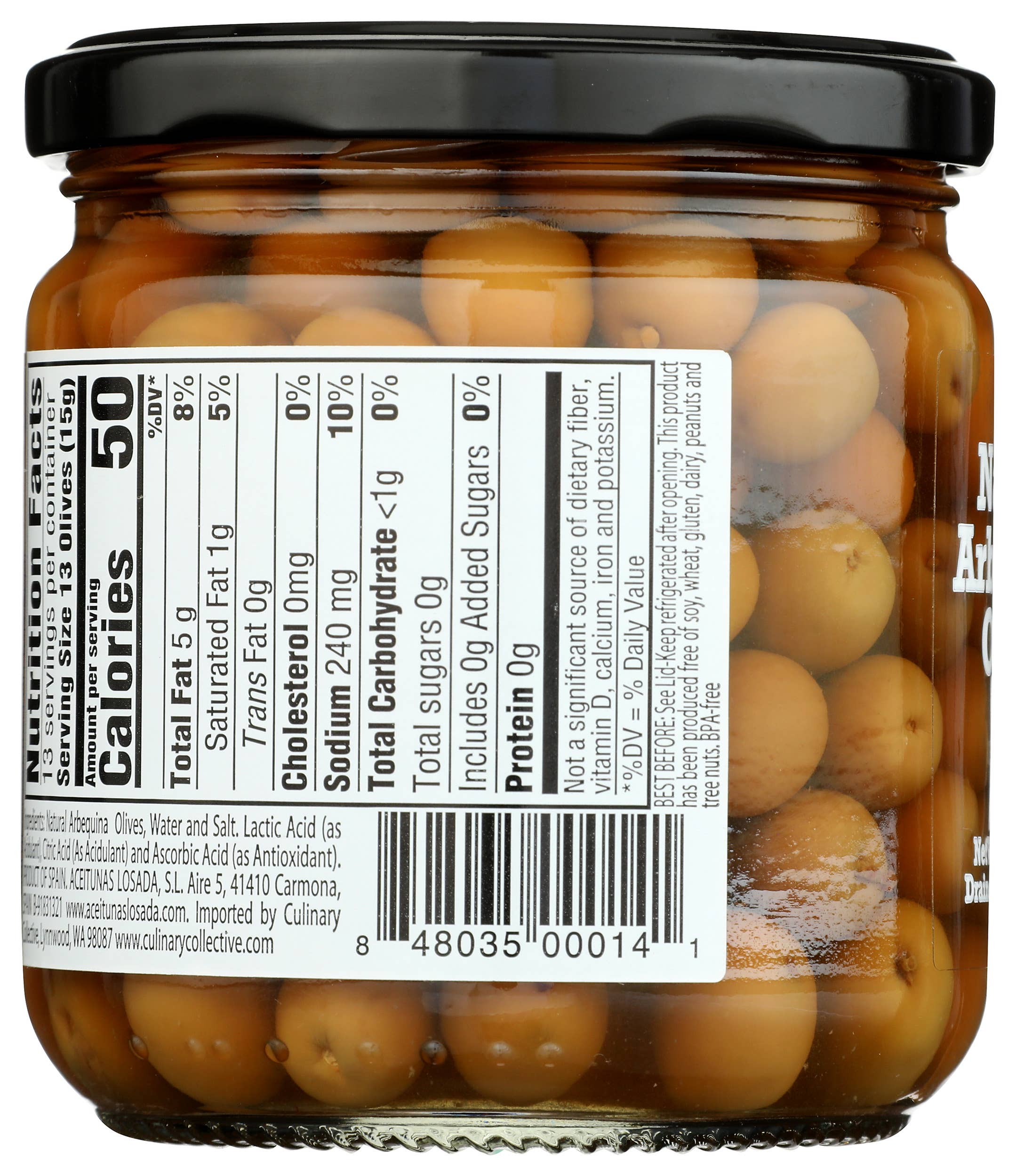 Matiz - Vente Olives - Dequmana Arbequina Olives 12 oz2
