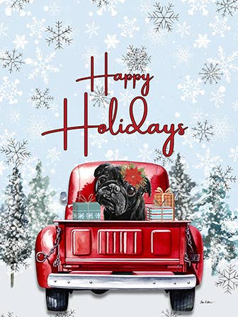 Pug Black - Bandera de casa de vacaciones para venta al por mayor de Best of Breed Products