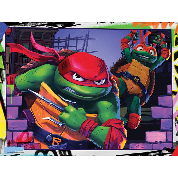Teenage Mutant Ninja Turtles 3D/2D Double-Sided 300pc 24x18" for wholesale by Primemotion, Inc