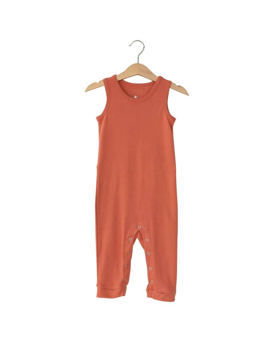 Modern Burlap - Wholesale Jumpsuit - Baby - Organic Tank Jumpsuit with Explorer Back | Solids & Prints0