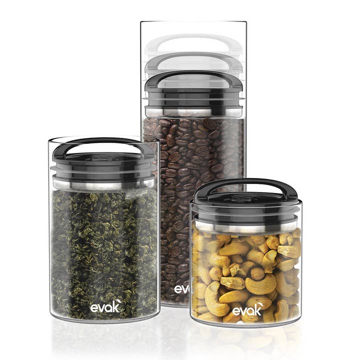 Prepara - Wholesale Food Storage Container - Evak Storage - Compact Handle with Glass