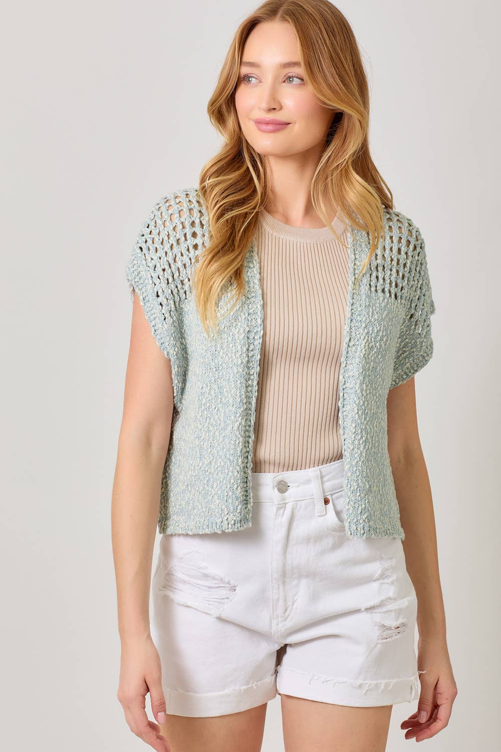 Mystree - Vendita all'ingrosso Cardigan - Donna - Cardigan Aperto in Maglia 610757