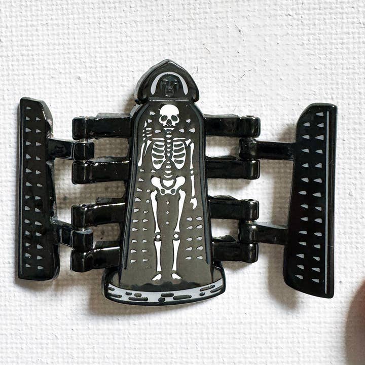 Iron Maiden Pin Deluxe for wholesale by Strike Gently