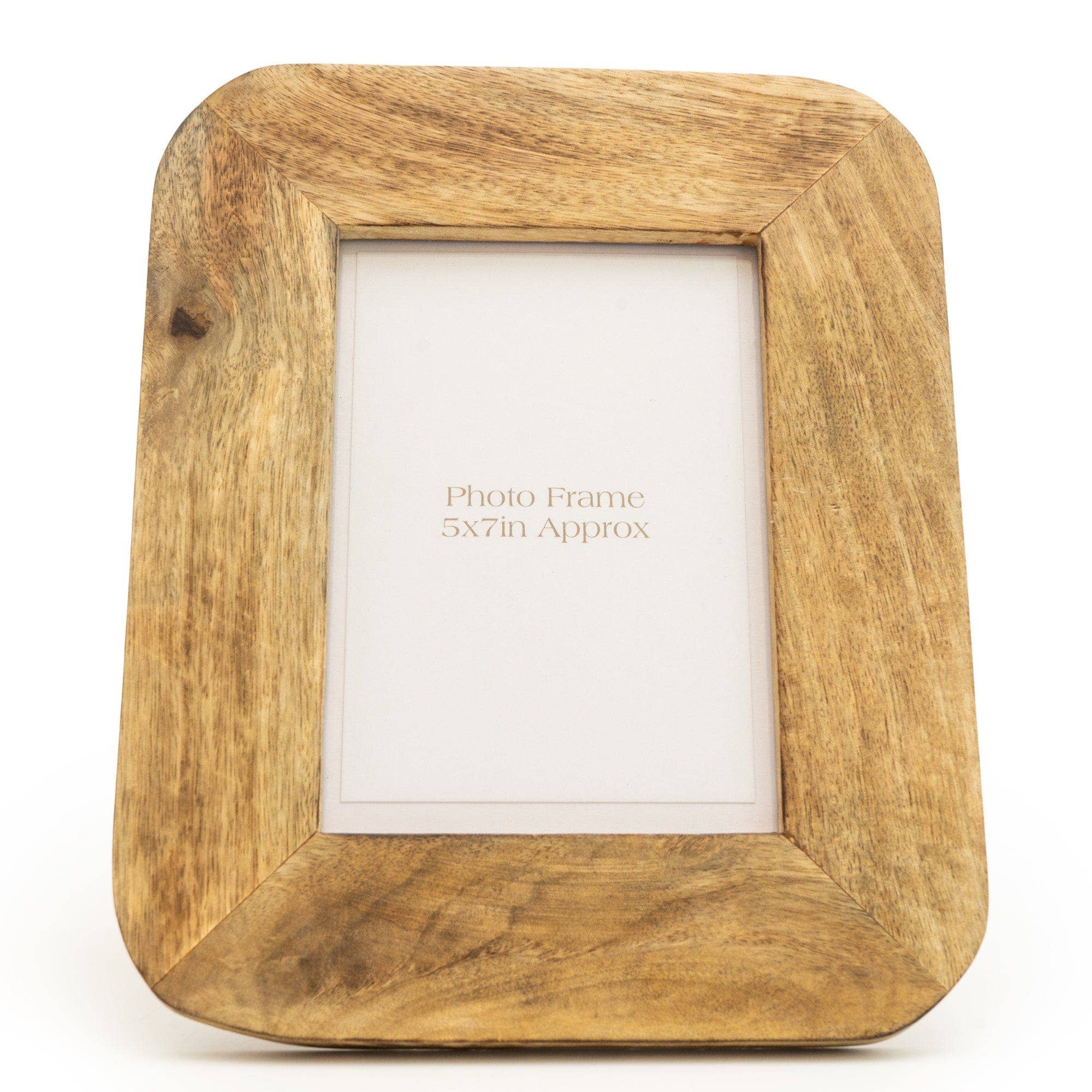 Candlelight Products Ltd – wholesale Picture frame – Natural Photo Frame Mango Wood 5x7" 6PK0