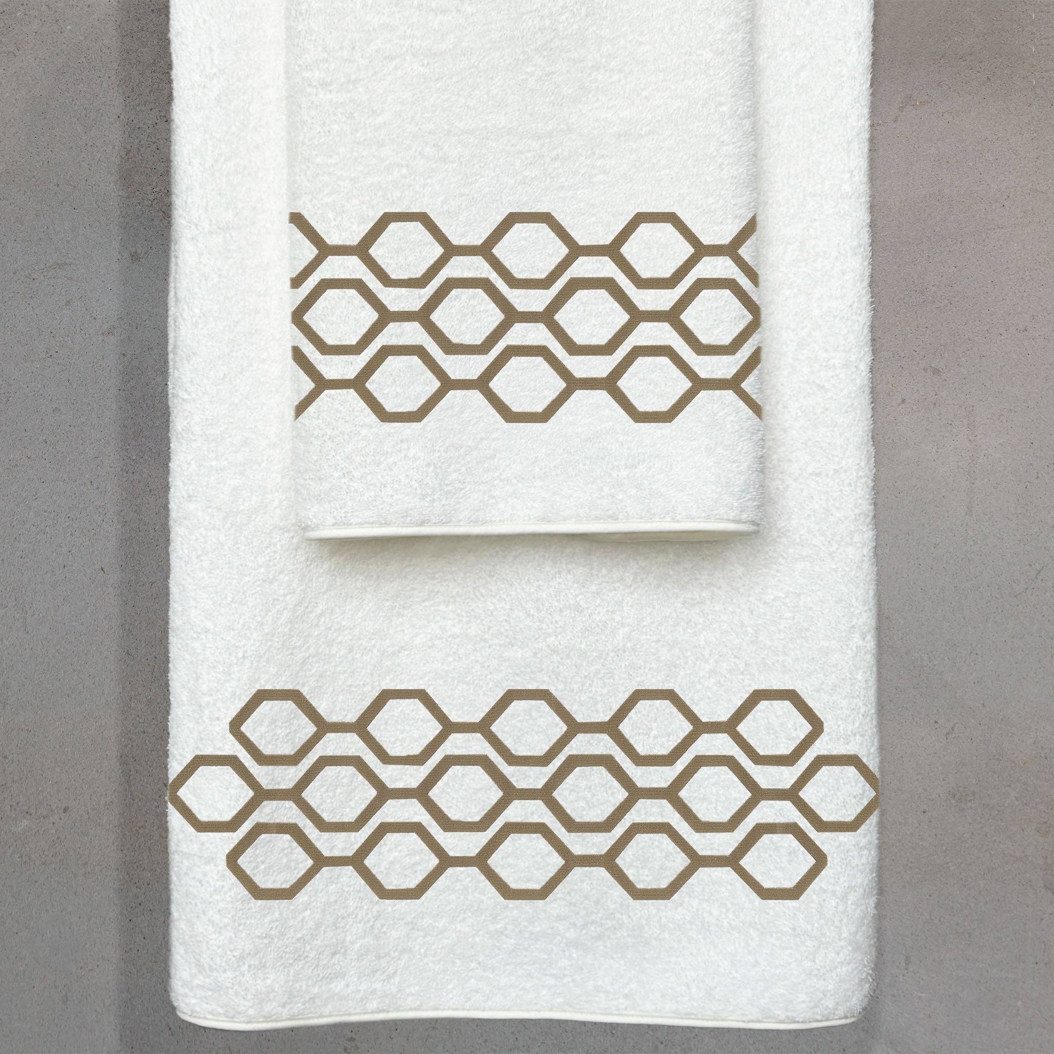 ANALI - Wholesale Towel Set - Honeycomb1